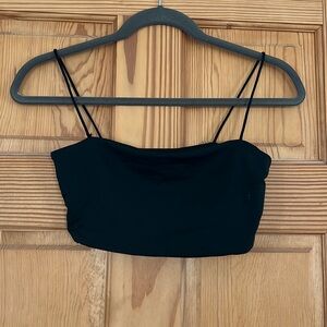 Black crop top